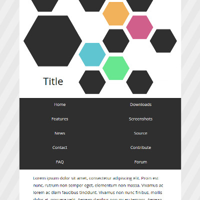 Responsive Hex Template